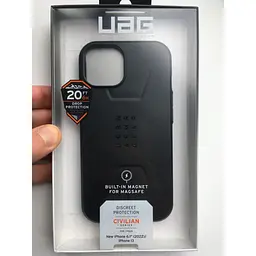 Оригінальний протиударний чохол UAG Civilian для iPhone 14 / iPhone 13 (6.1") Black 114036114040 - мініатюра 4