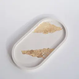 Гіпсова підставка "WhiteandGold" Spokiy SP2315 Золотистий 18 см - мініатюра 3