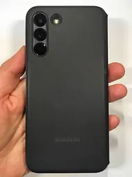 Оригинальный чехол-книжка для Samsung Galaxy S22 Plus Smart LED View Cover Black EF-NS906PBEGWW SM-906 - миниатюра 5