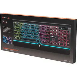 Клавіатура REAL-EL Comfort 8000 Backlit Black (EL123100033) [128769]