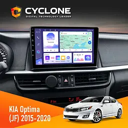 Штатна магнітола KIA Optima, K5 2015-2020 Cyclone C10-011 4x64, DSP Cyclone (НФ-00007604)
