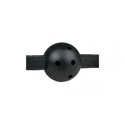 Кляп Ball Gag With Pvc Ball - Black Easytoys - мініатюра 2