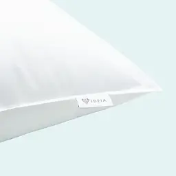 Подушка Ideia Premium Soft перкаль із внутрішньою подушкою зі штучного пуху 50х70 см біла (8-31150) - мініатюра 2