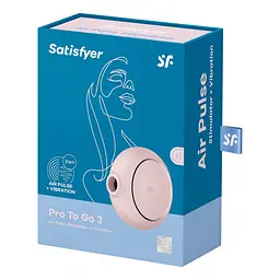 Вакуумний стимулятор клітора з вібрацією Satisfyer Pro To Go 3 рожевий - мініатюра 6
