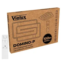 Світильник LED smart DOMINO-P+пульт прямокутник 100W 3000-5000K IP20 Violux ( 220575 ) - мініатюра 8