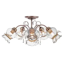 Люстра стельова Brille флористика E27 60W BZ (BCL-662S/5) - мініатюра 4
