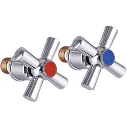 Ручка для змішувача MIXXUS (з кранбуксами, пара) кераміка HANDLES SET-A722 (2шт)
