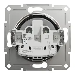 Розетка Schneider Electric ASFORA без заземлення антрацит (EPH3000171) - мініатюра 8