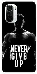 Чохол Demsky Never give up для Xiaomi Redmi K40 / K40 Pro / K40 Pro+ / Poco F3
