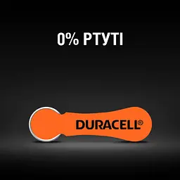 Батарейки для слухових апаратів Duracell розмір 13, 6 шт. (6425673) - мініатюра 5