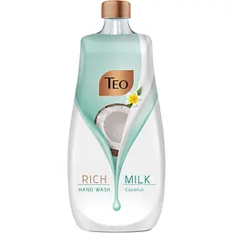 Мило рідке без дозатора Teo Rich Milk Coconut 800 мл (73715)