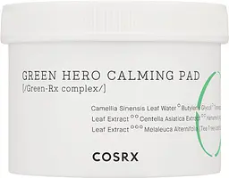 Заспокійливі пілінг-диски для обличчя 70 шт Cosrx One Step Green Hero Calming Pad
