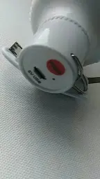 Лампа акумуляторна з гачком 120W + кабель Micro-USB біла - мініатюра 5