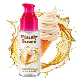 Масажне масло Huile De Massage Glace Vanille 50 мл - мініатюра 2