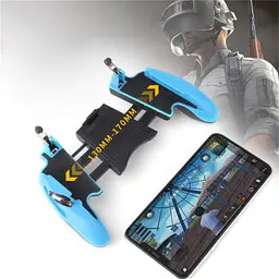 Геймпад для телефону синій mobile game controller Z8 тригер для смартфонів iphone - мініатюра 7