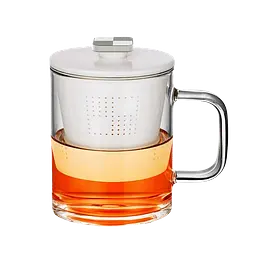 Чашка-заварник Bonston Total White BC-03, 450 мл