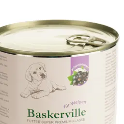Вологий корм для цуценят Baskerville Super Premium Lamm Mit Johannisbeeren Ягня і смородина 800 г - мініатюра 3