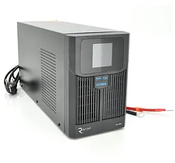 UPS ДБЖ з правильною синусоїдою RITAR RTSW1500 LCD 1500VA (1000Вт) заряд 20A, під зовнішній АКБ 12V - мініатюра 1