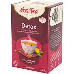 Чай трав’яний Yogi Tea Detox з прянощами органічний, 17 пакетиків - мініатюра 3