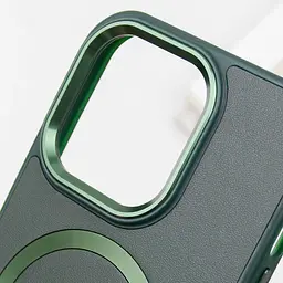 Шкіряний чохол SnapCase with MagSafe для Apple iPhone 14 Pro (6.1) Green - мініатюра 6