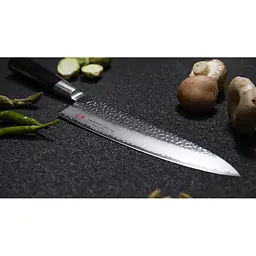 Японський ніж Santoku малий Suncraft Senzo Classic (SZ-03) - мініатюра 2