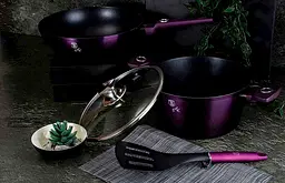 Каструля з кришкою Berlinger Haus Purple Eclipse Collection, 4,1 л, фіолетова (BH 6629) - мініатюра 3