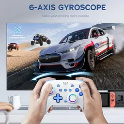 Геймпад Onikuma бездротовий M10 Pro для ПК PS4 PS5 Xbox універсальний акумуляторний джойстик з вібрацією та RGB підсвіткою - мініатюра 9