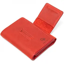 Шкіряне чоловіче портмоне GRANDE PELLE 8х10х,1,5 см acs0027538 - мініатюра 3