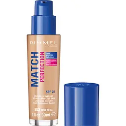 Тональна основа Rimmel Match Perfection відтінок 203 (True Beige) 30 мл - мініатюра 2