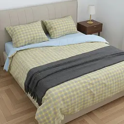 Постільна білизна двоспальне Viluta Варена бавовна Wash Printed W 02-2 175х210 см