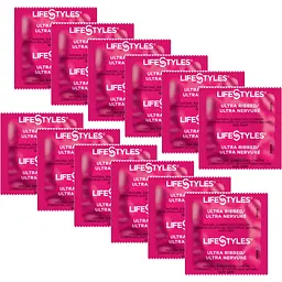 Презервативи Lifestyles Ultra Ribbed Ребристі 12 шт. (ROZ6400230475) - мініатюра 2