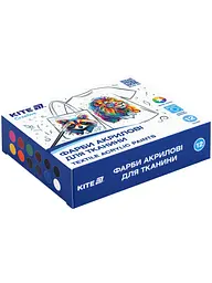 Фарби акрилові 12 кол. 20 мл KITE Creative (K-276)