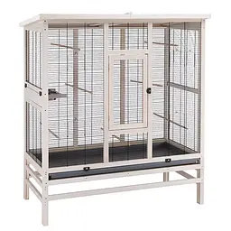 Клітка для канарок та маленьких птахів Ferplast Wilma Large Wooden Aviary 131,5x67x153 см 56160814