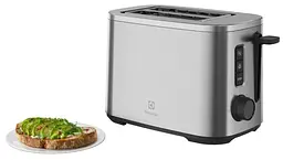 Тостер 800Вт, дисплей, метал Electrolux kuh0014863 - мініатюра 5