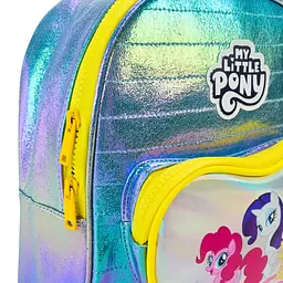 Дитячий рюкзак My Little Pony з героями мультфільму, голографічна вставка, брелок, для садочка та прогулянок - мініатюра 10