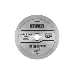 Диск пильний DeWALT алмазний кераміка/кахель, 76 х 1,0 х 9,5 мм, 1 шт. (DT20591)