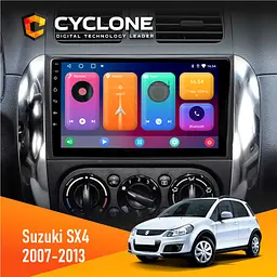 Штатна магнітола Suzuki SX4 2007-2013 Cyclone C9-001 2x32 CPL Cyclone (НФ-00002864)