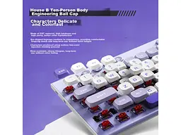 Клавіатура Thunderobot K96 Red Purple (6932066308223) - мініатюра 4