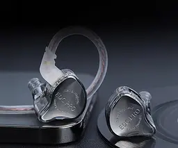 Вакуумні навушники KZ EDC Pro Hi-Fi з потужним басом та мікрофоном (Сірий) - мініатюра 4