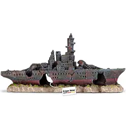 Декорація затонулий корабель Kruger Meier Battleship 23x5x11 см (24411) - мініатюра 3