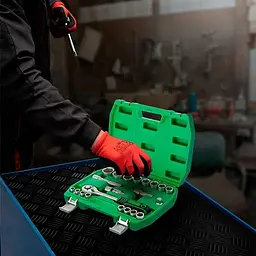 Набір торцевих головок із тріскачкою Intertool ET-6021SP 21шт [98818] - мініатюра 9