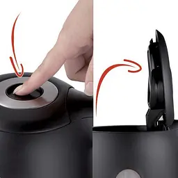 Електрочайник Tefal Snow KO330830 чорний 1.7 л (KO330830) - мініатюра 7