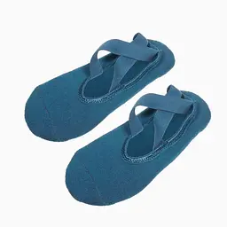 Сліди шкарпетки для пілатесу "Yoga socks" 35-38 р. Сині, антиковзні шкарпетки для йоги | шкарпетки для йоги (ST) - мініатюра 3