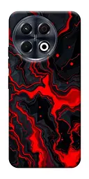 TPU чохол Demsky Black red marble для TECNO Spark 30 Pro (KL7)