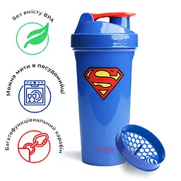 Шейкер спортивний Smart Shake 800 мл fit0011344 - мініатюра 2