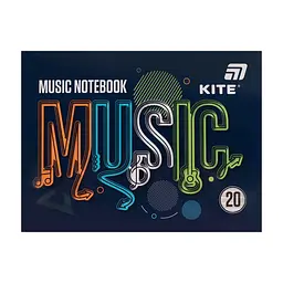 Тетрадь Kite для нот Music, А5, 20 листов (K26-405)