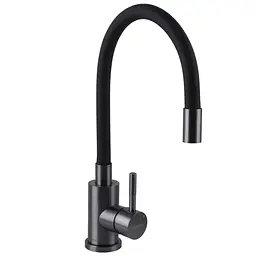 Змішувач для кухні Globus Lux Alpen SBT1-203SB-GP Графіт