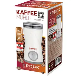Кавомолка Brock CG 3050 WH 150 Вт біла - мініатюра 2