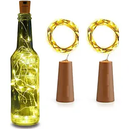 Гірлянда Leds Нічник крапля роси 2 шт/2м 20 led батарейки LR44