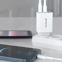 Зарядний пристрій швидкий Proove Rapid 30 W (2 USB + Type-C) - мініатюра 6